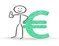 Bestellen und binnen weniger Tage nutzen Strichmännchen Euro-Zeichen