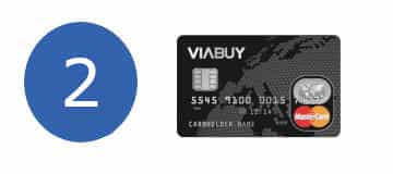 Viabuy Kreditkarte zweiter Platz