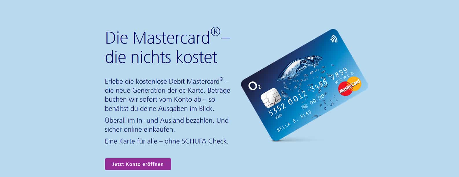 o2 Kreditkarte Mastercard