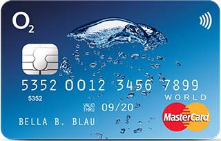 o2 Banking Debit MasterCard Kartenabbildung